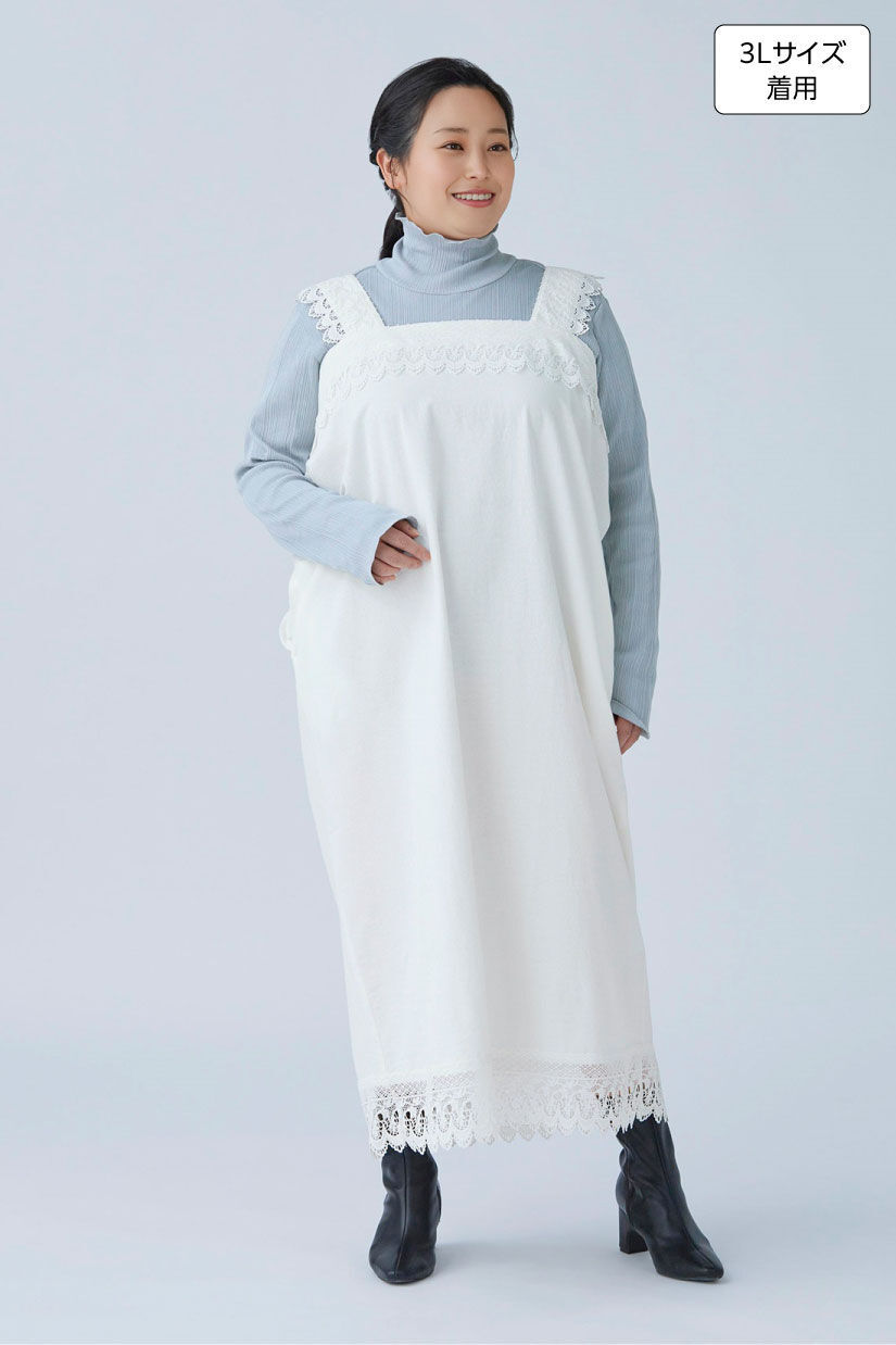 MEDE19F|MEDE19F　コットンリブハイネックトップスの会|身長：160cm バスト：113cm ウエスト：90cm ヒップ：115cm 太ももまわり：63cm